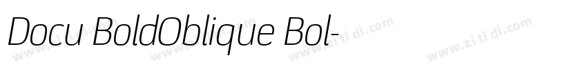 Docu BoldOblique Bol字体转换 Docu BoldOblique Bol字体转换